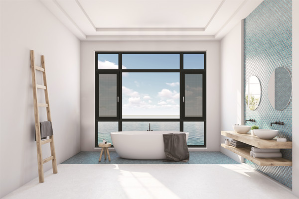 明扇极简框扇平齐108窗纱一体系列-效果图